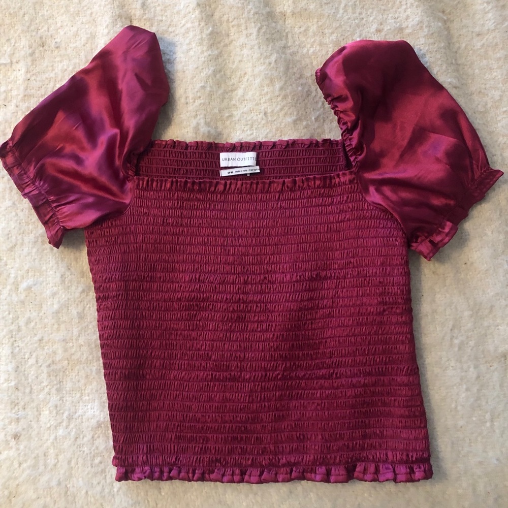 Urban Outfitters Fuchsia Crop Top